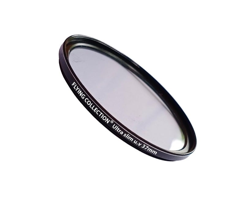 FLYING COLLECTION Camera Lens UV Rays Protection Filter 37 MM -Ultra Slim UV Filter Ring Aluminum Frame,HD/Waterproof Resistant, DSLR Camera Lens, Dust Scratches (37 MM) - Image 5