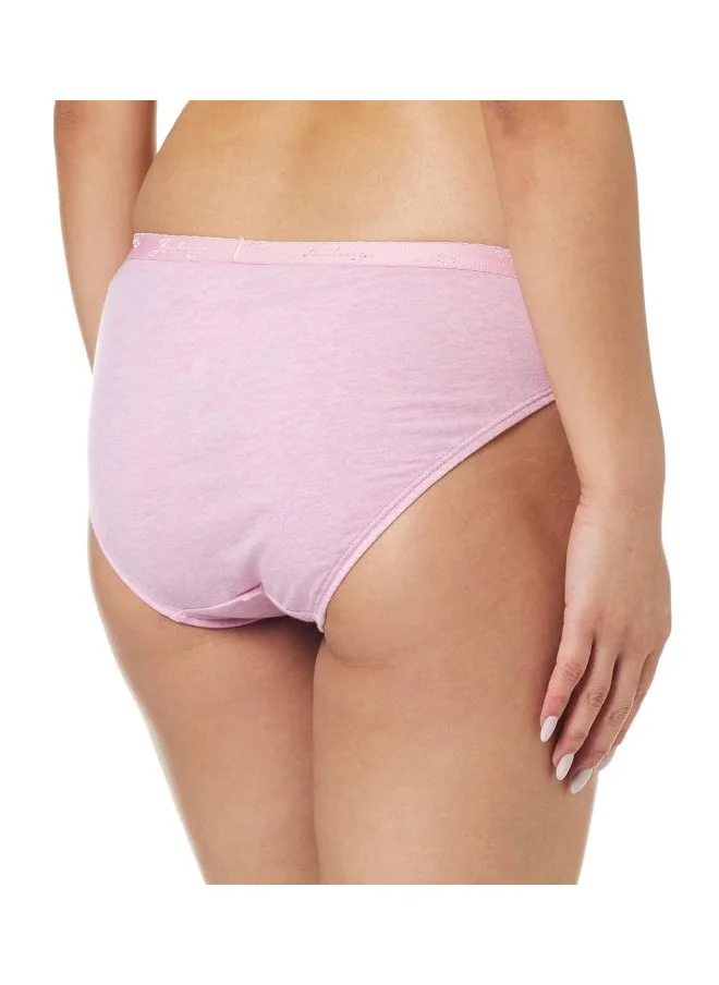 JOCKEY Jockey 1525 Women Medium Coverage Super Combed Cotton Mid Waist Bikini with Exposed Waistband and StayFresh Treatment Pack of 2