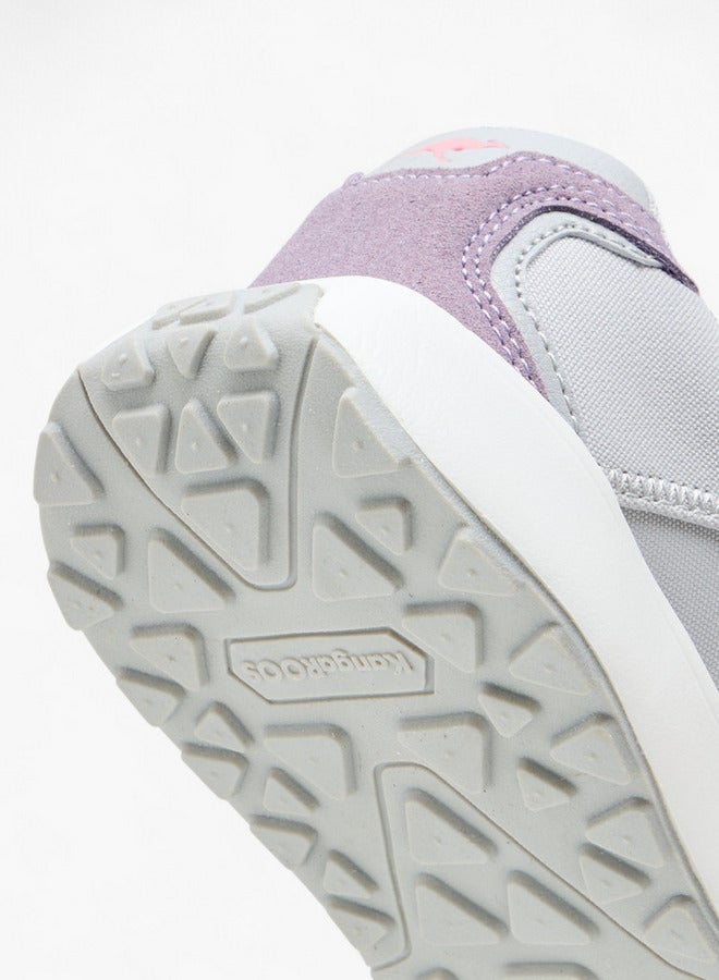 كانغاروس حذاء رياضي للبنات بشريط لاصق وتصميم ملون - Image 5