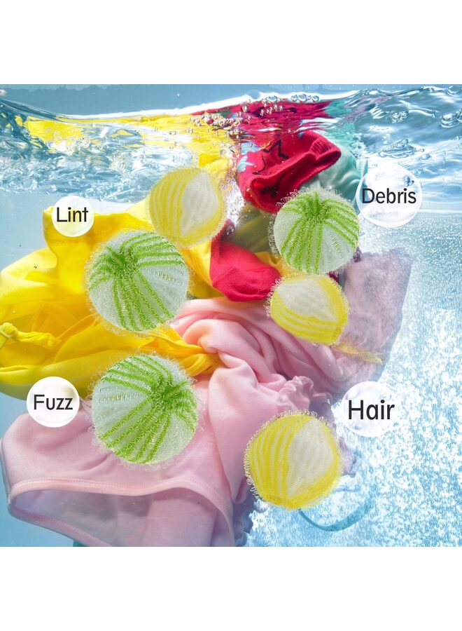 Pet Hair Remover for Laundry, 12 PCS Reusable Hair Catcher,Pet Hair Remover Balls for Washing Machine Reusable Hair Catcher for Dogs and Cats - Image 4