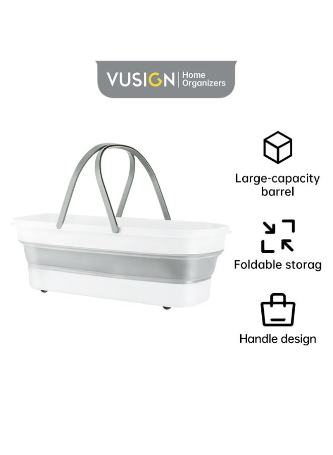 VUSIGN Cleaning Bucket – Durable Plastic Utility Bucket for Home & Commercial Use, With Handle – 55x25x18 cm – Model VS1029  - Image 2