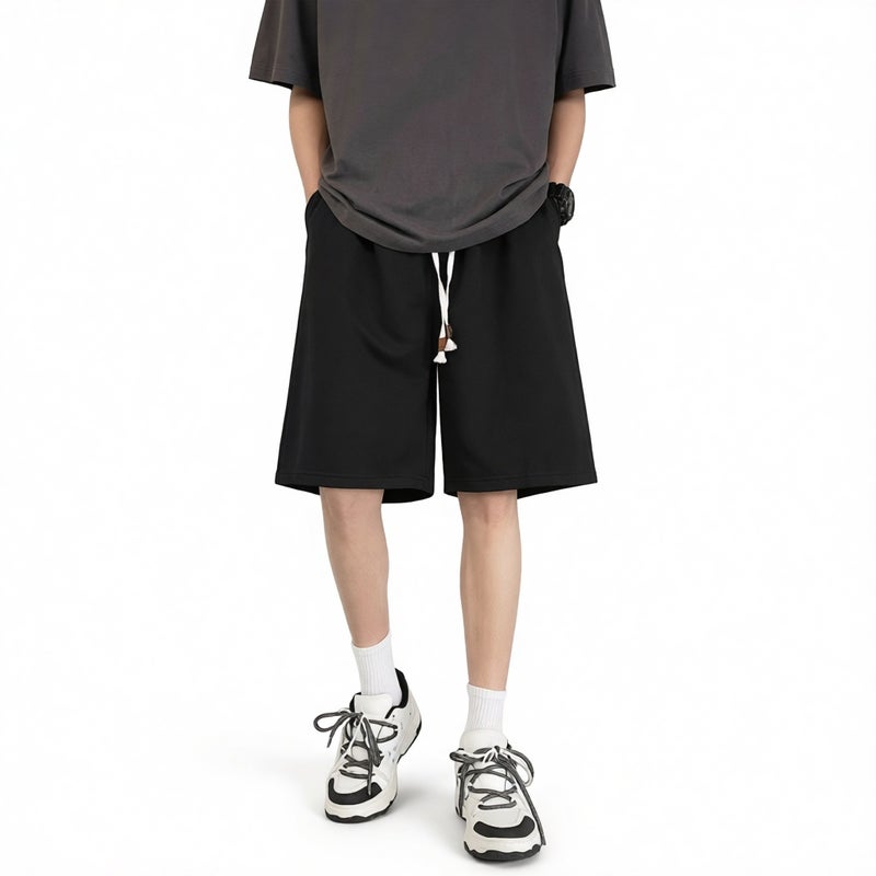 Men's Casual Cargo Shorts Loose Fit Straight Leg Summer Beach Shorts - Image 1