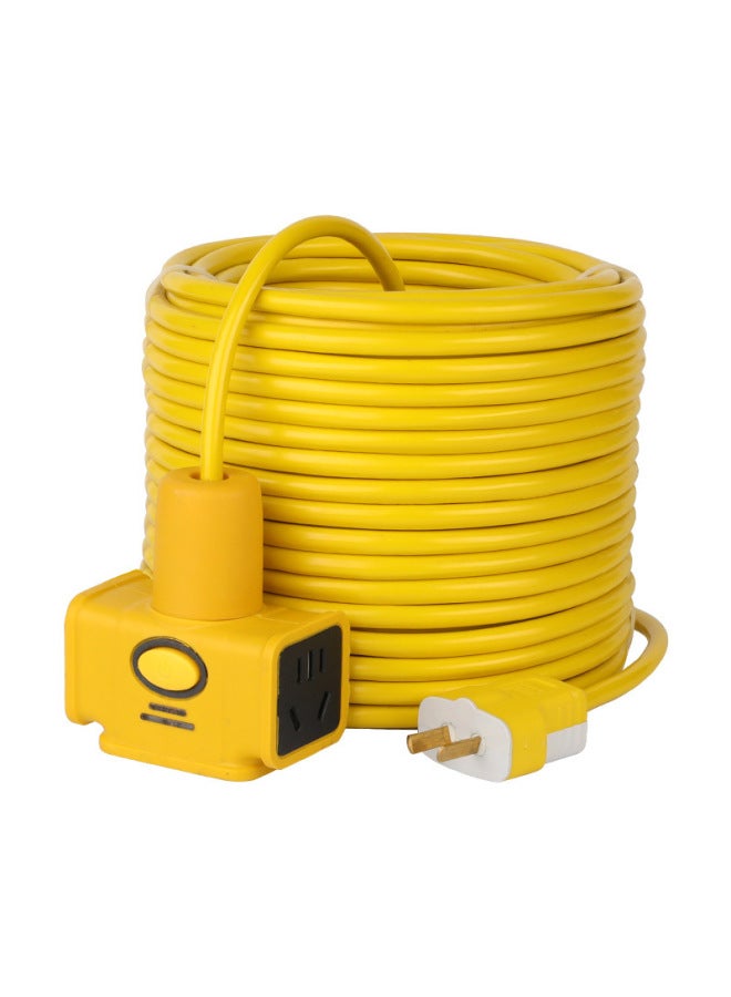 Electric Vehicle Charging Extension Cord Plug-in Socket Power Cord Meter Plug-in Board With Cable Floor Plug-in Wiring Board-Color:【anti-fall Socket】 Cable Length 10m /2.5 Square Meters✓✦