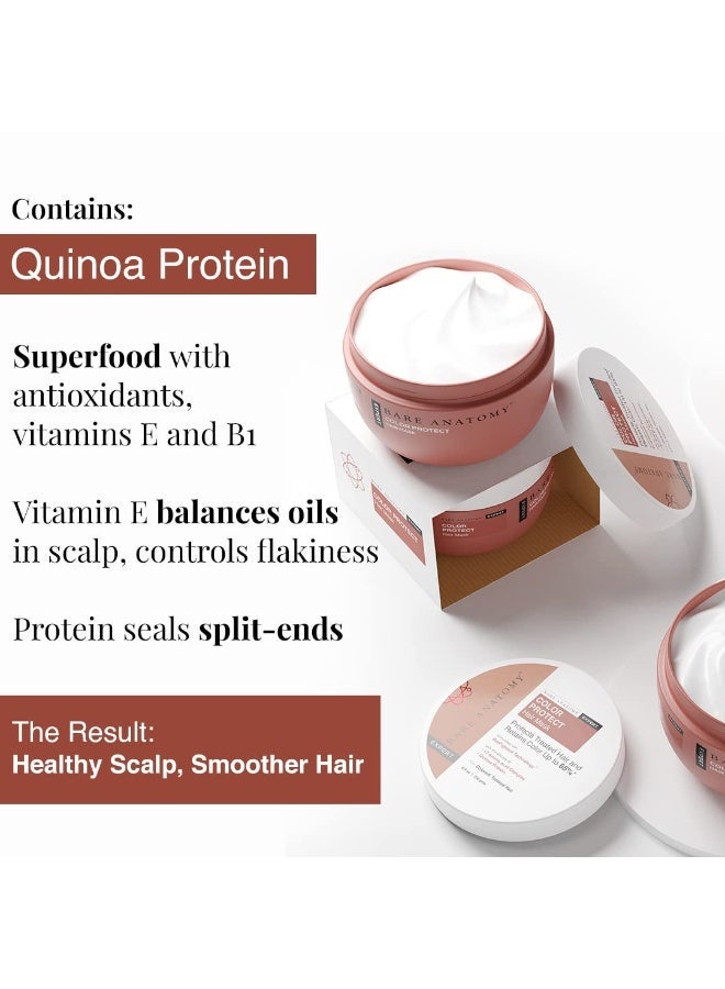 Colour Protect Hair Mask | Retains Colour Upto 8 Weeks | Conditions Coloured & Damaged Hair | Contains Amino Acid Complex & Quinoa Protein | For Dry & Frizzy Coloured Hair | For Women & Men | 250g - view 3