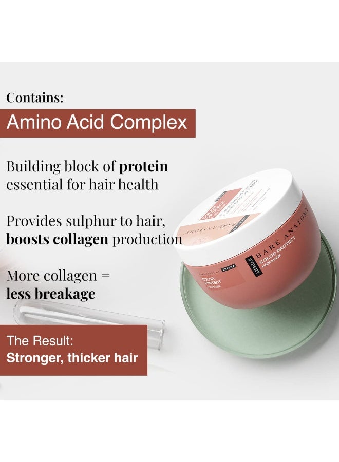 Colour Protect Hair Mask | Retains Colour Upto 8 Weeks | Conditions Coloured & Damaged Hair | Contains Amino Acid Complex & Quinoa Protein | For Dry & Frizzy Coloured Hair | For Women & Men | 250g - view 4