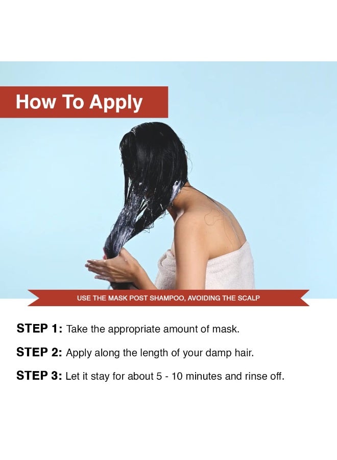 Colour Protect Hair Mask | Retains Colour Upto 8 Weeks | Conditions Coloured & Damaged Hair | Contains Amino Acid Complex & Quinoa Protein | For Dry & Frizzy Coloured Hair | For Women & Men | 250g - view 5