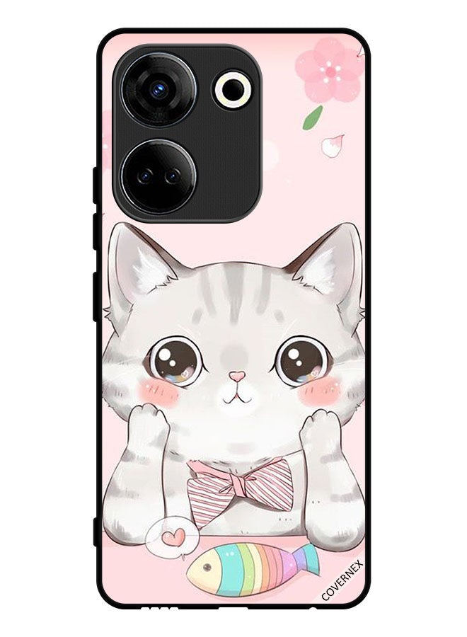 Covernex Protective Case Cover For Tecno Camon 20 Cat Fish - Image 1