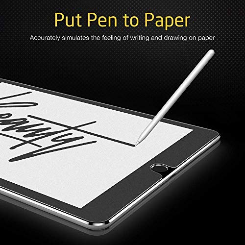 OJOS Paper Feel Screen Protector Compatible with iPad 9th/8th/7th (10.2-Inch, 2021-2019) Matte PET Film, No Glare, Scratch Resistant, Compatible with Apple Pencil - Image 2