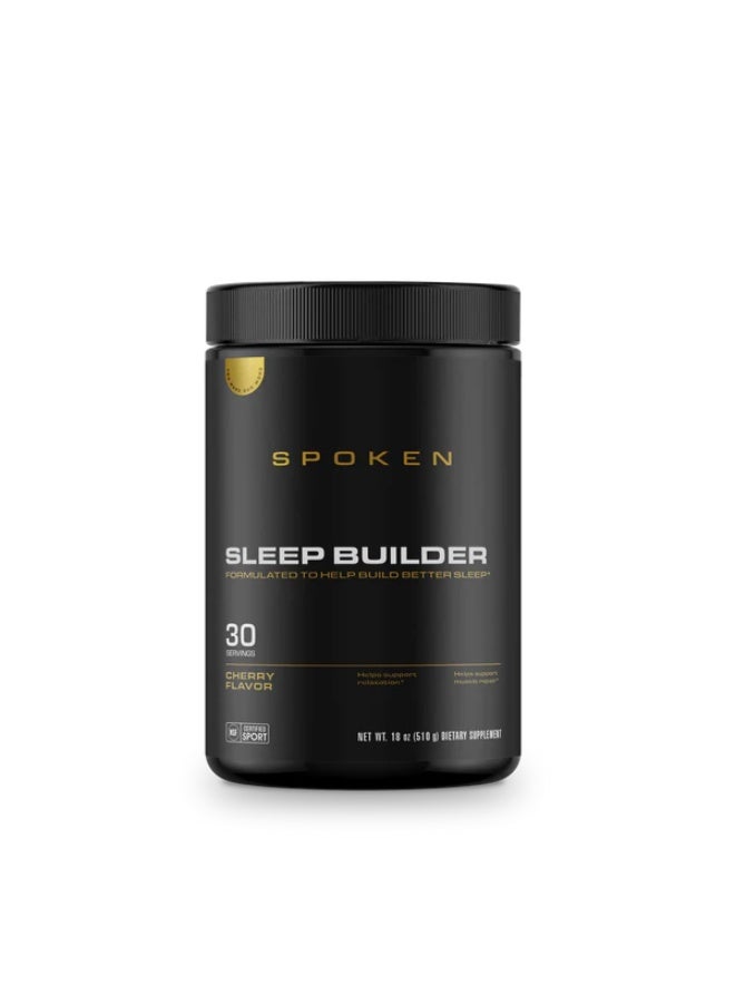 Spoken Sleep Builder – Cherry Flavor, 30 Servings - Image 1