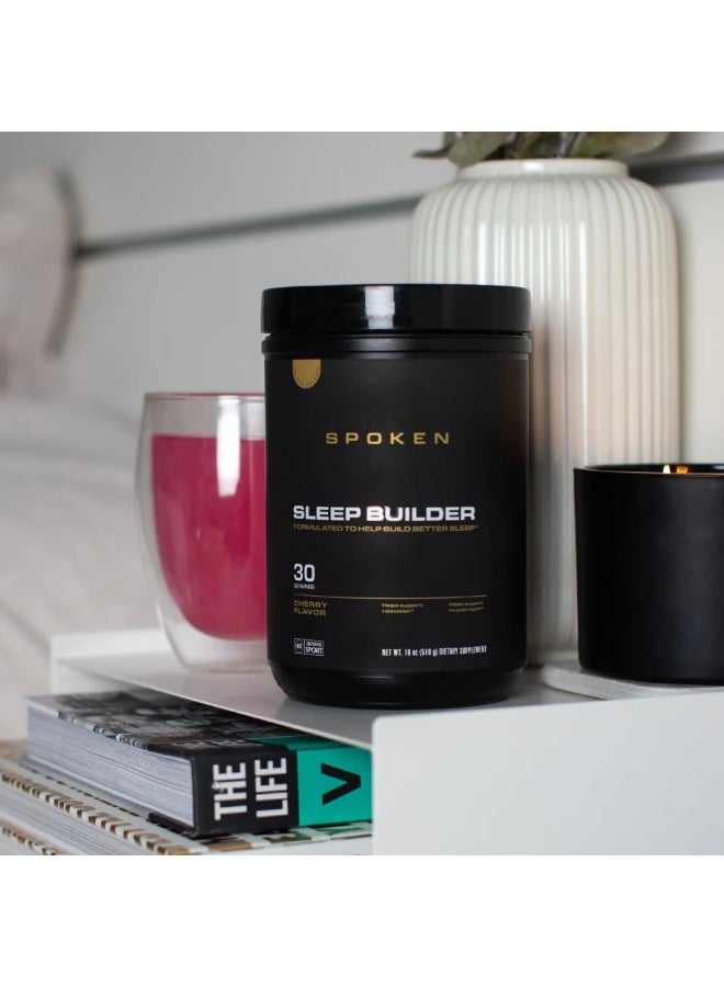 Spoken Sleep Builder – Cherry Flavor, 30 Servings - Image 3
