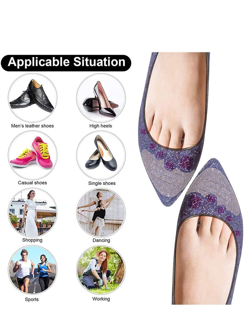 SYOSI 6 Pairs Fillers Inserts Adjustable Shoe Filler Unisex Toe Plug Non Slip Pad Fit for Pumps Flats Boots Sneakers  - Image 5
