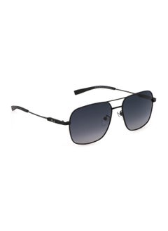 FILA Men's Navigator Shape Polarized Stainless steel Sunglasses SFI523 58531P - Lens Size: 58 Mm - Total Semi Matt Black  - Image 3