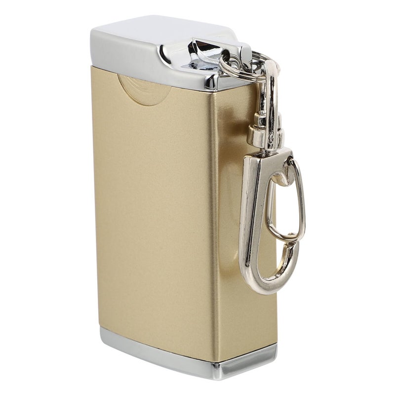 Portable Mini Ashtray with Lid Windproof Smokeless Pocket Keychain for Outdoor Travel - Image 2