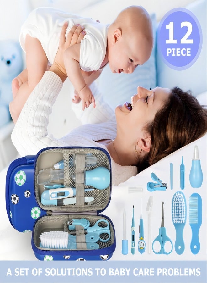iMissiu Baby Healthcare and Grooming Kit 12 in 1 Newborn Essentials Nursery Care Set for Infant Toddlers Boys Girls Daily Use Home and Travel - Image 3