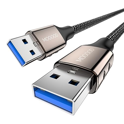 MOGOOD USB 3.0 Extension Cable - Male to Male USB A Works with Laptop, External Hard Drive, DVD Player, Television, Setup Box, SSD - Image 1