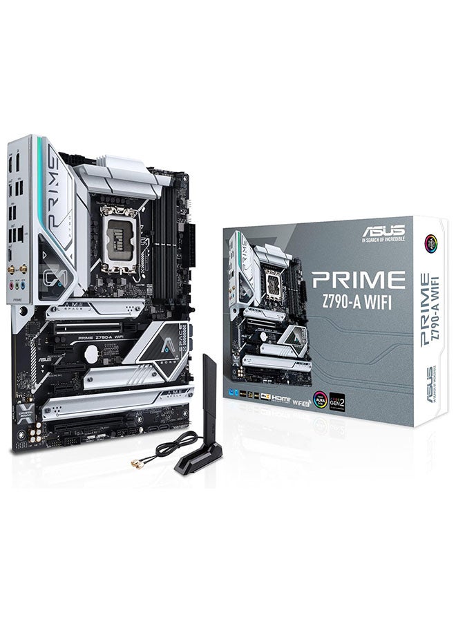 أسوس لوحة أم Prime Z790-A WiFi 6E LGA 1700 (Intel® 13th & 12th) ATX (16+1 DrMOS، PCIe 5.0،DDR5،4X M.2 Slots،2.5 Gb LAN،USB 3.2 Gen 2 Front Panel Type-C، Thunderbolt™ 4/USB4، DP) - Image 1