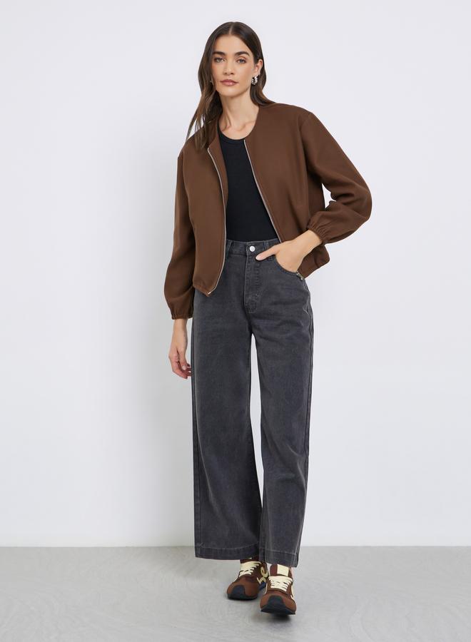 ستايلي جاكيت بومبر بقصة بوكسي - Image 2