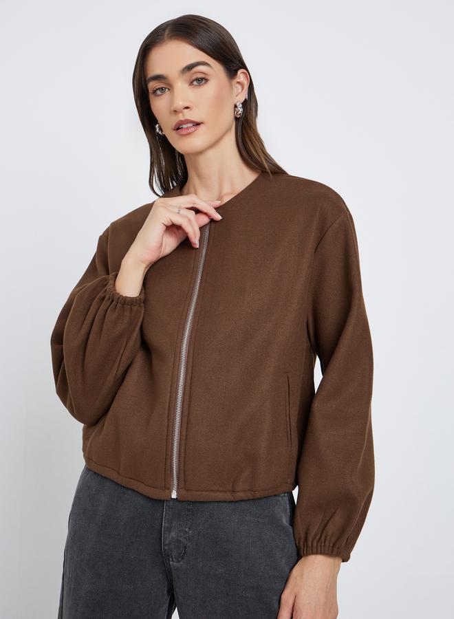 ستايلي جاكيت بومبر بقصة بوكسي - Image 3