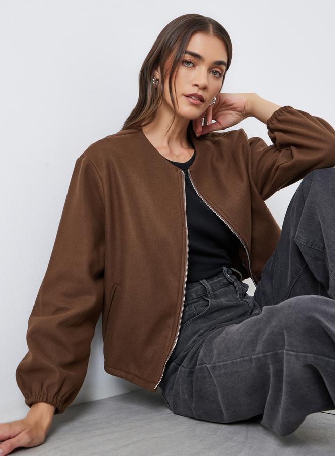 ستايلي جاكيت بومبر بقصة بوكسي - Image 1