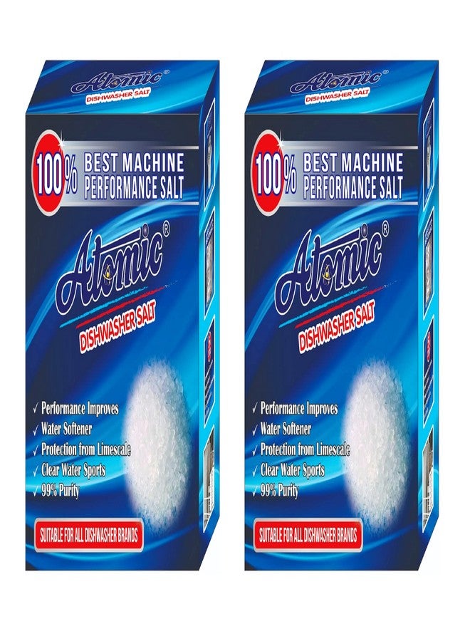 ATOMIC Dishwasher Starter (Combo Pack OF 2) - Dishwasher Detergent Powder 2 X 900 GM + Dishwasher Salt 2 X 900 GM + Dishwasher Rinse Aid Liquid 2 X 400ml - Image 5