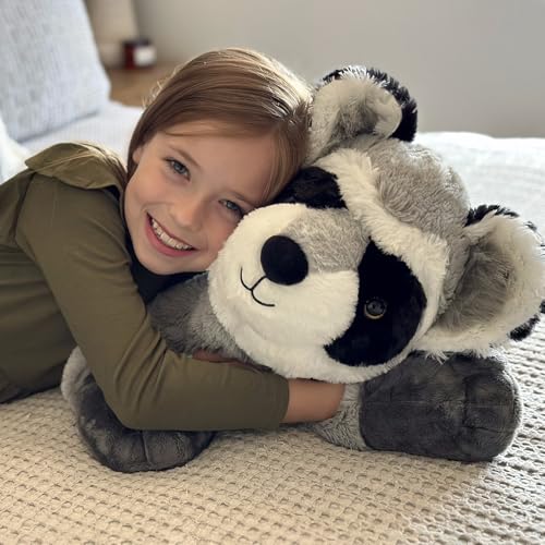 BENINY Giant Raccoon Plush Stuffed Animal 30 Oversized Raccoon Plushies Fluffy Big Stuffed Racoon Toy Birthday Gifts for Kids Sweet Companion - Image 5