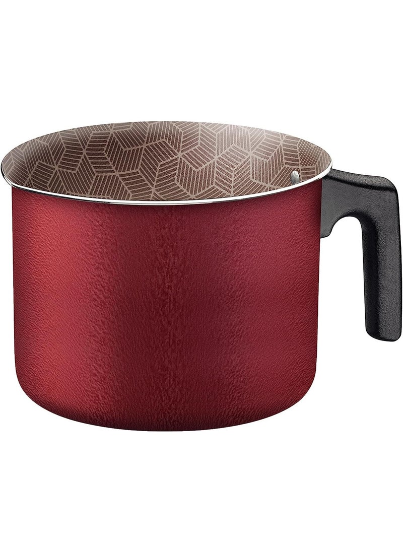 TRAMONTINA 14cm 1.9L Red Aluminum Multipurpose Boiler with Interior and Exterior Starflon Max Red PFOA Free Nonstick Coating  - Image 1