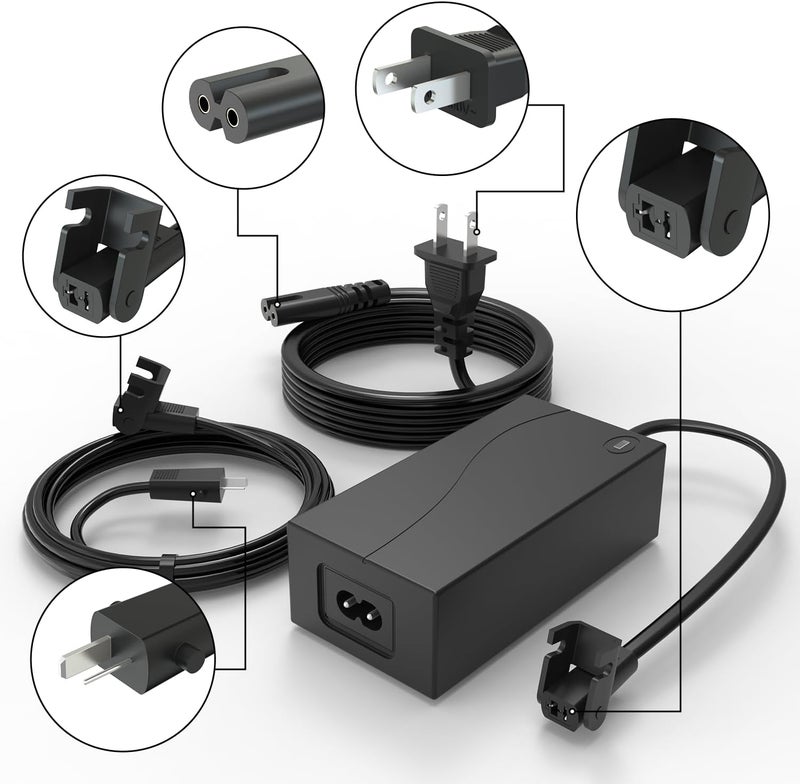BOEEA Universal Power Recliner Power Supply, 29V 2A Recliner Power Cord for Lift Chair, Recliner Sofa, Recliner Couch, AC/DC Switching Power Adapter Transformer 2-pin with Extension Cable, Fit for Lazy Boy - Image 4