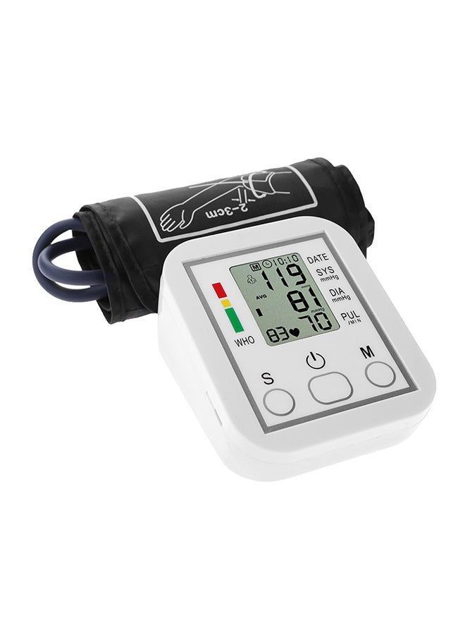 ELTRAZONE Electronic Blood Pressure Monitor – Digital Automatic BP Cuff with Large Display, One-Touch Operation, Accurate Readings, Memory Storage, Ideal for Home Use & Health Monitoring - Image 1
