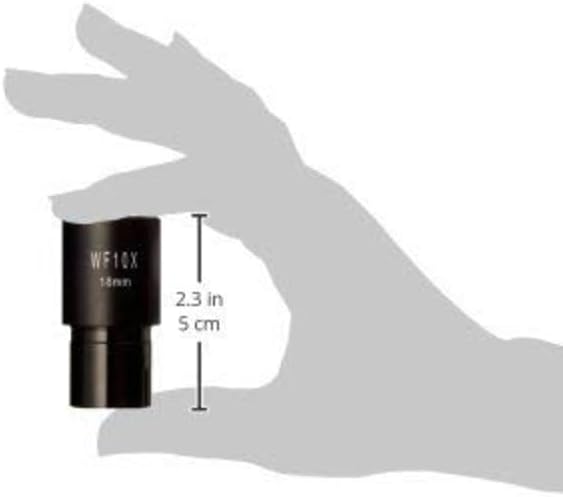 AmScope AmScope EP10X23R WF10X Microscope Eyepiece with Reticle 23mm  - Image 2