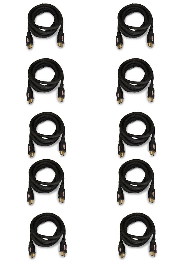 Taimi HDMI Cable Red/Black (10 pieces)  - Image 1