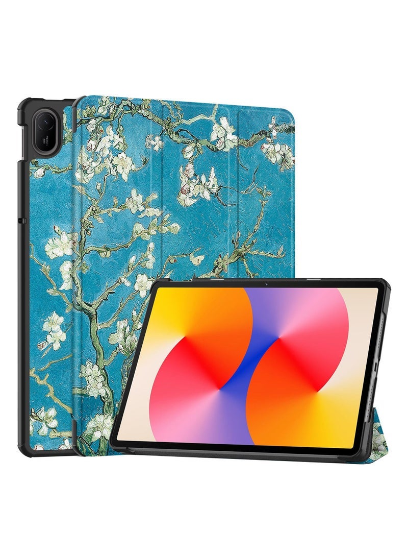 general Case Compatible with Huawei MatePad SE 11 inch 2024 Tri-Fold Smart Tablet Case,Hard PC Back Shell Slim Multi- Viewing Angles Stand Folio Cover - Image 1