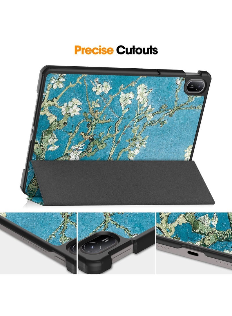 general Case Compatible with Huawei MatePad SE 11 inch 2024 Tri-Fold Smart Tablet Case,Hard PC Back Shell Slim Multi- Viewing Angles Stand Folio Cover - Image 5