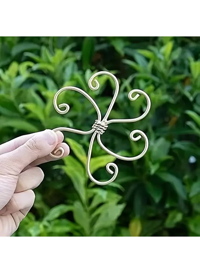 مشابك دعم النباتات الذهبية لتنظيم الفروع ومنع السقوط - Image 4