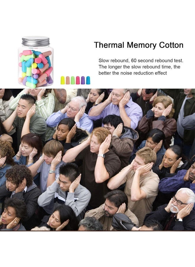 Noise Cancelling Ear Plugs | Reusable Ear Plugs for Noise Reduction | Blocker Slow Rebound Microbubble Pore for Concert Sleeping - Image 5