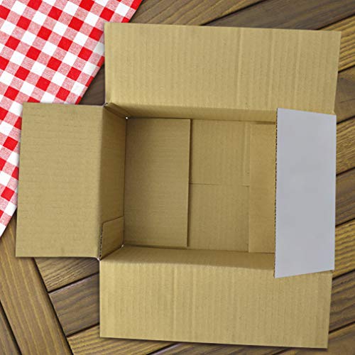 PETAFLOP Cardboard Boxes 6x4x4 Shipping Boxes White Kraft Corrugated Small Mailer Boxes, 25 Pack - Image 3