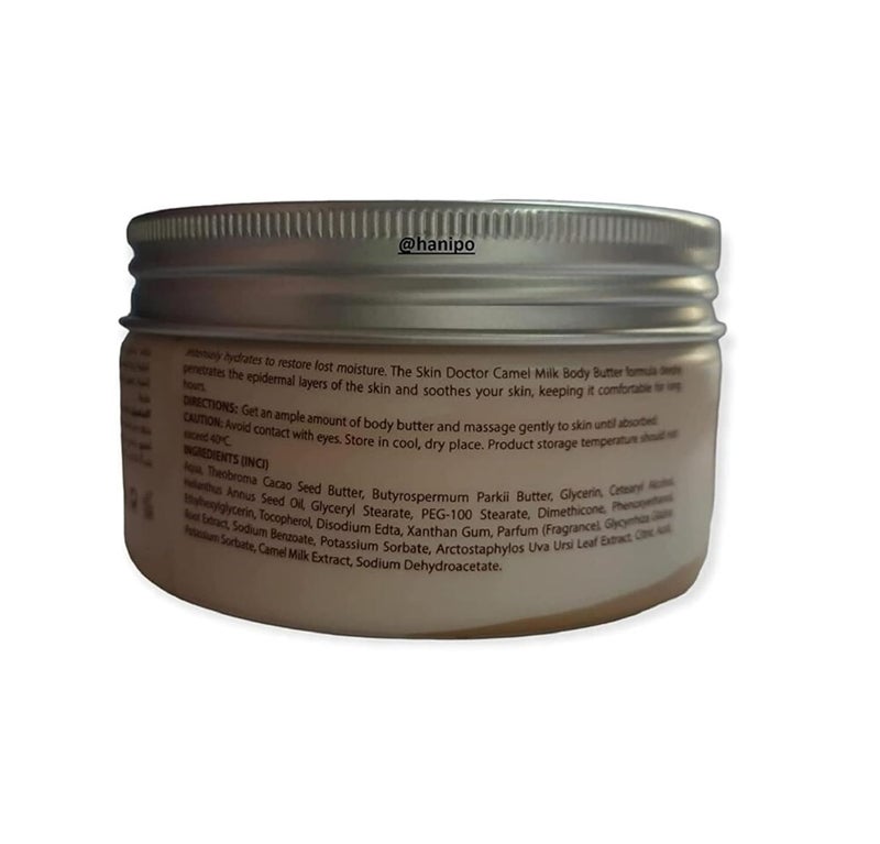 HANI PO SD CAMEL Milk Body lotion HEALTHY GLOW Pack of 1  UAE Product Body butter 200gmNatural Moisturizing for women  Natural cleansing for women  girl men  adults  Cream for women  girls  facial cream  body cream for women  girls - Image 2