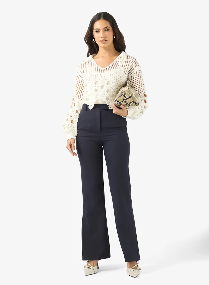 ايلا كنزة بولو مفتوحة