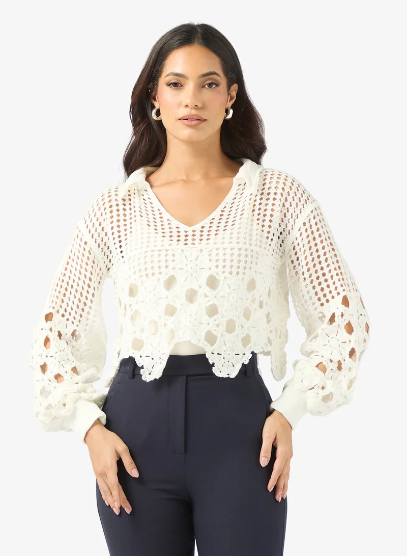 ايلا كنزة بولو مفتوحة