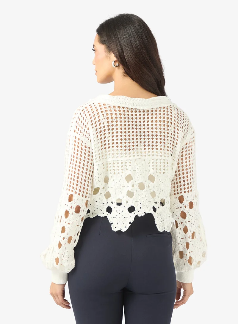 ايلا كنزة بولو مفتوحة