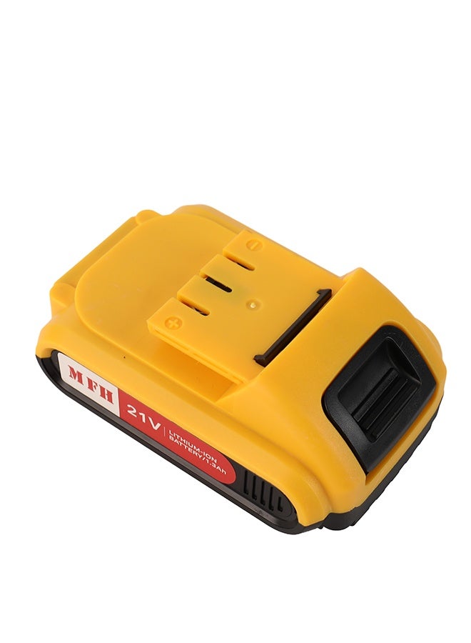 MFH TOOLS 21V Lithium-Ion Battery - 1.3Ah - Replacement Battery Pack, 1300mAh Rechargeable, Compatible Power Tool Battery for Cordless Tools and Drills - Image 2