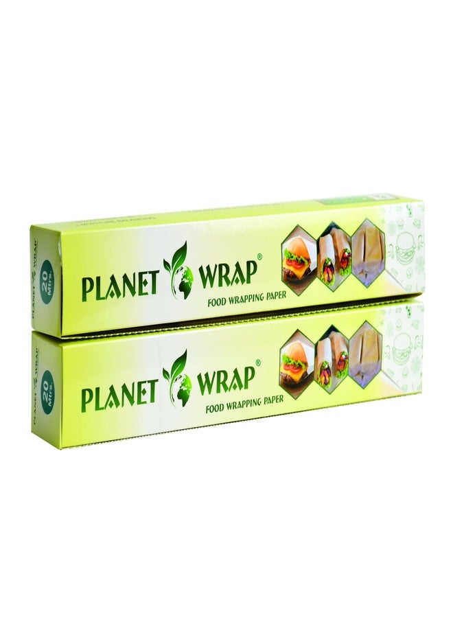 Planet Wrap ® Food Wrapping Paper - White, 20 Meters Pack of 2, Microwave Safe, 100% Organic Cellulose, 50 GSM Thickness - Image 3