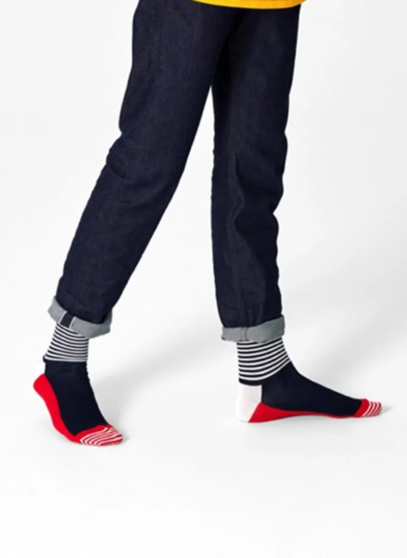 Happy Socks HALF STRIPE SOCK Multicolour
