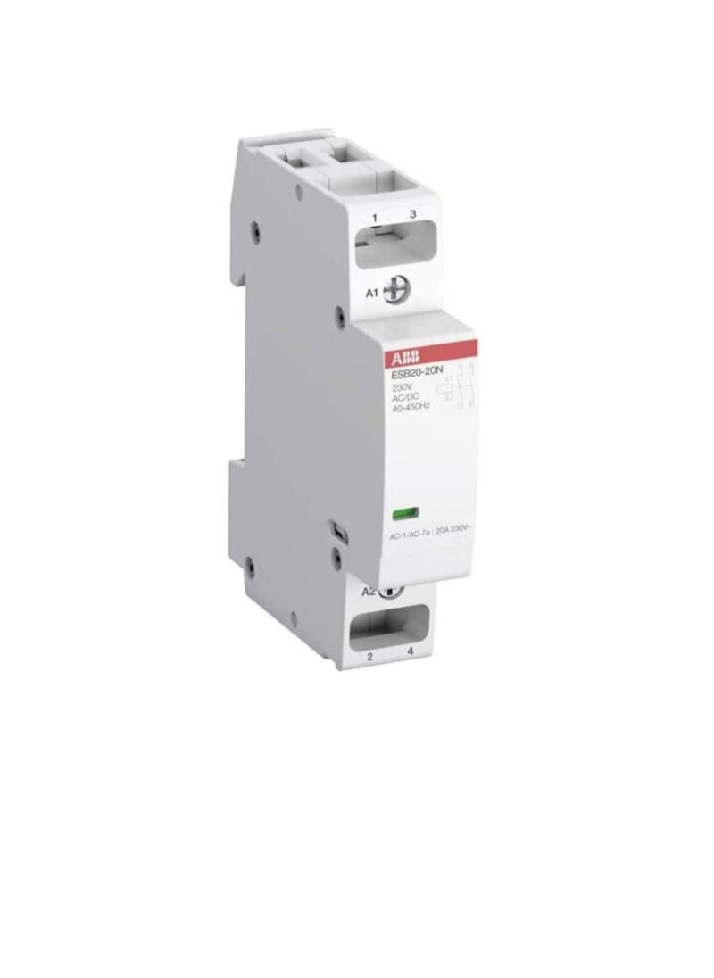 ABB ESB20-20N-06, 2NA, 230AC/DC, DIN mounting (reference: ABB 1SBE121111R0620)  - Image 1