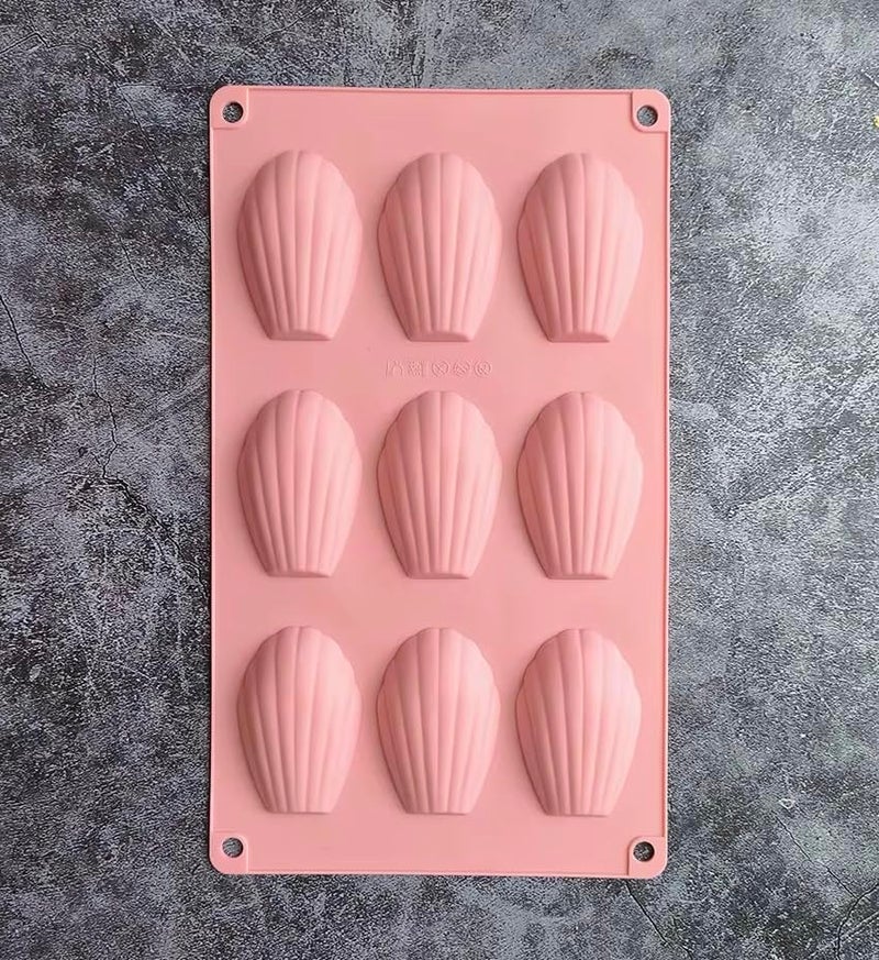 SHOAIB French Madeleine Mould Shell Shape Cookies Baking Tray 1-piece French Madeleine Cookies Baking Tray Shell Shape Silicone Mould - Image 2