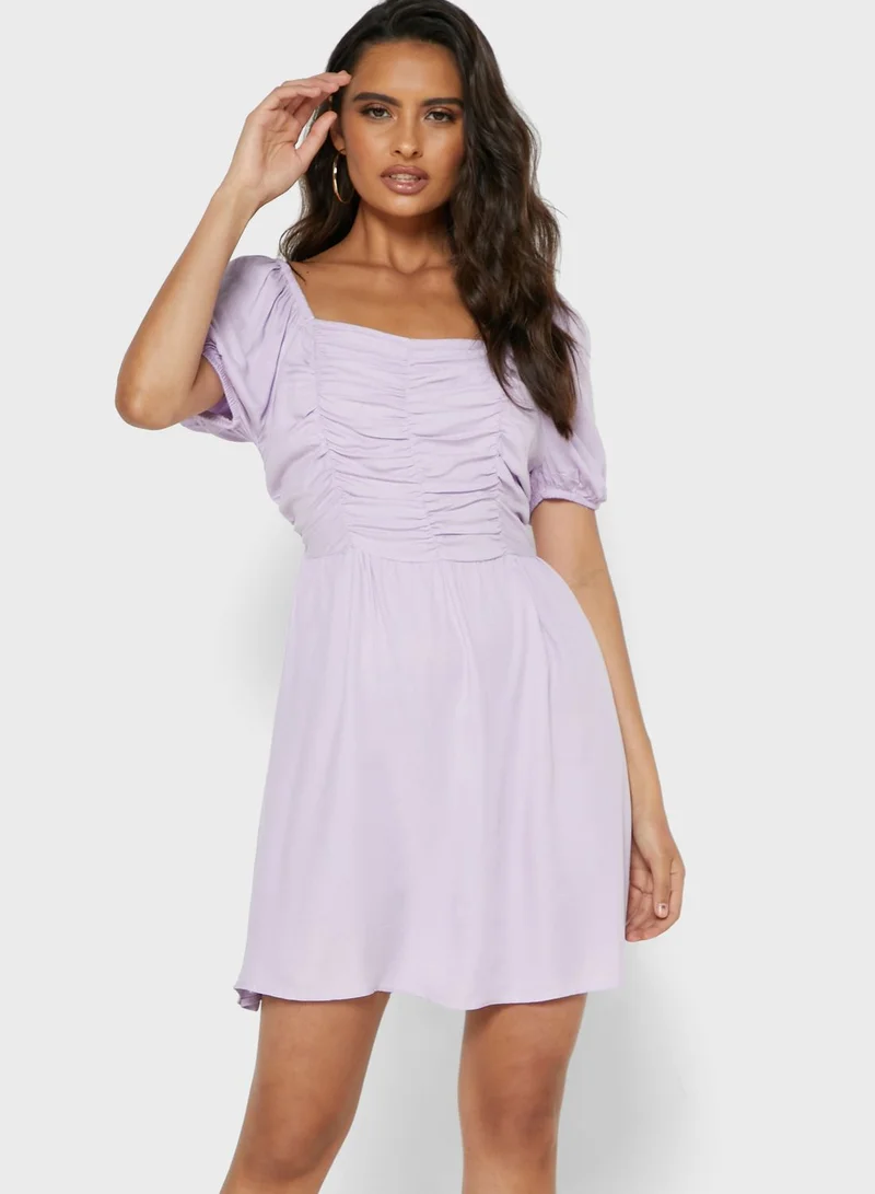 Cotton On Front Ruched Dress