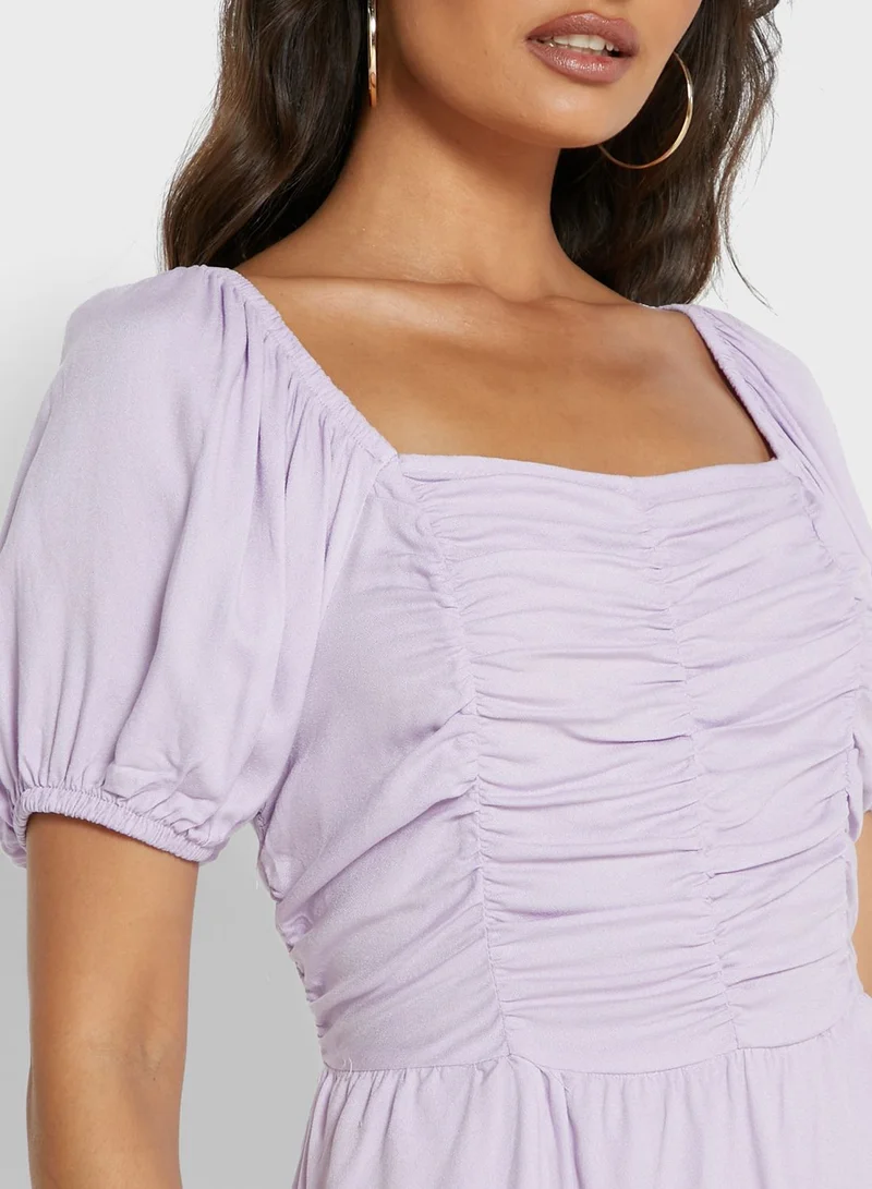 Cotton On Front Ruched Dress
