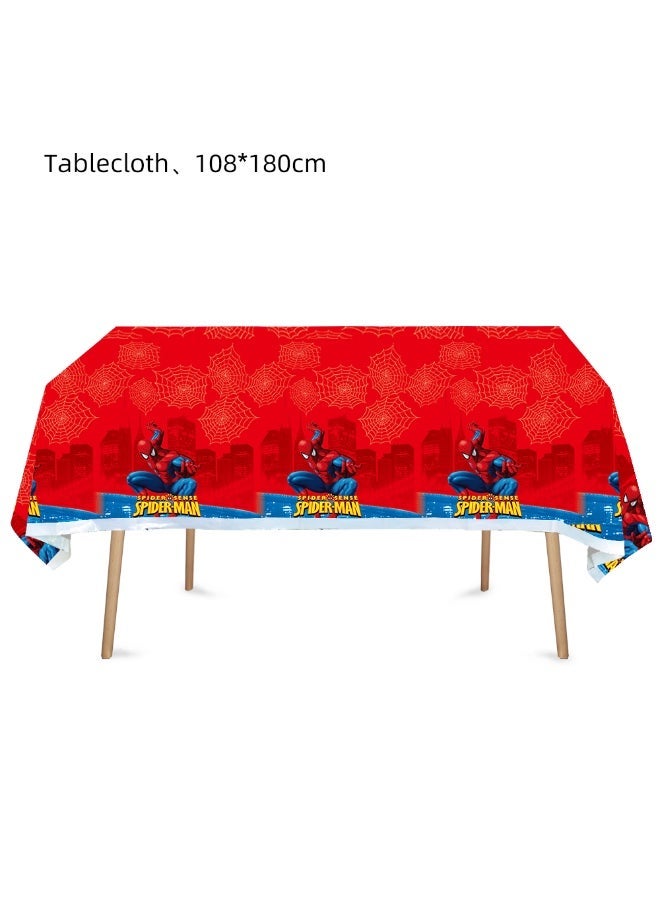 Spiderman Themed Party Supplies Set With Tableware for Kids Birthday Celebrations - Image 3