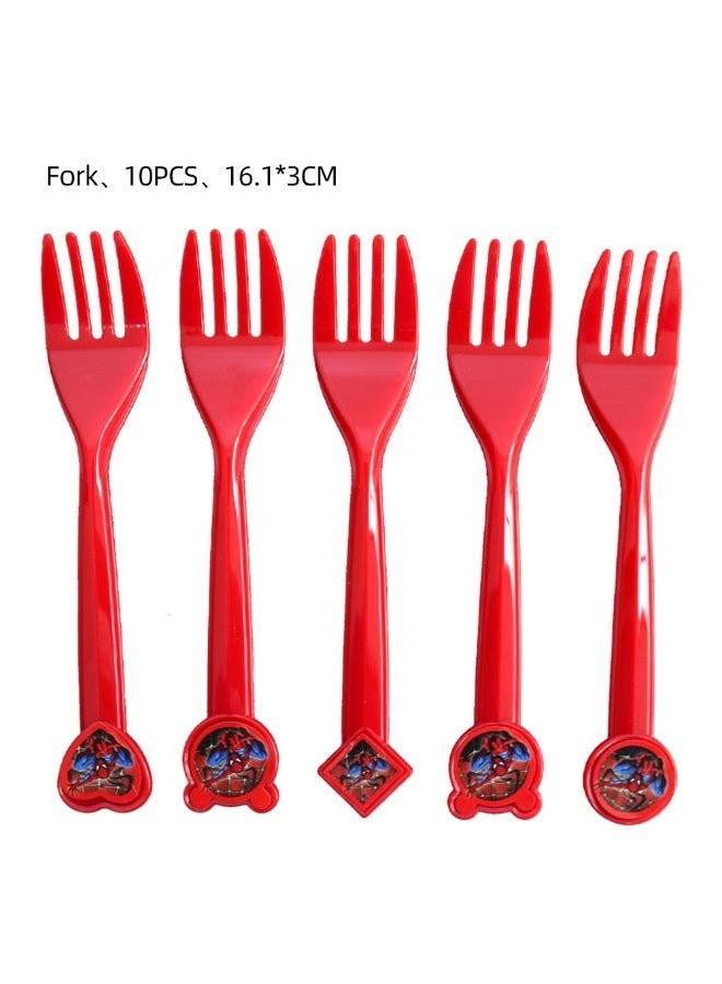 Spiderman Themed Party Supplies Set With Tableware for Kids Birthday Celebrations - Image 5