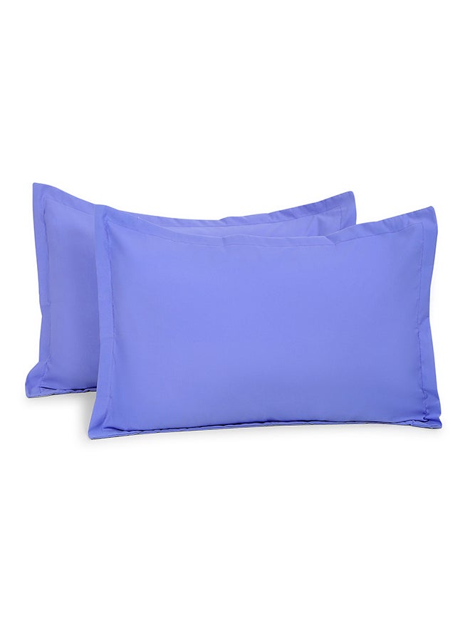 Status Contract Set of 2 Pillow Covers for Bed Room (Purple), 46 X 69 Cm - Image 4