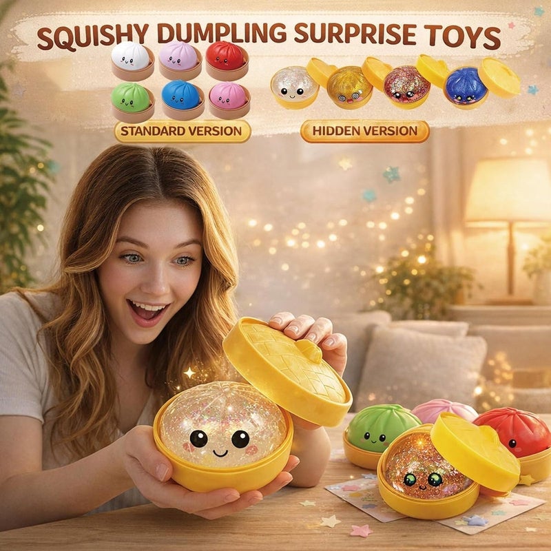 Glitter Dumpling Squishy, 2026 New Dumpling Squishy Mystery Box - Image 4